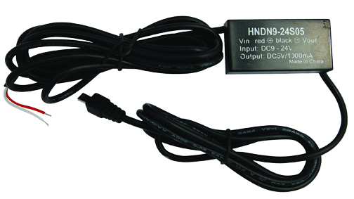 Hard-wired car adapter